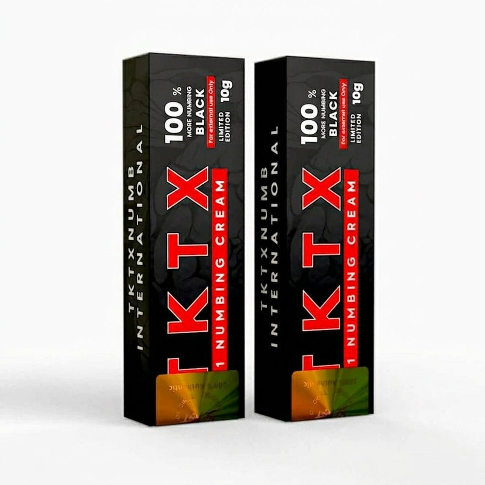 TKTX Betäubungscreme – Schwarz 100 % (2er-Pack)
